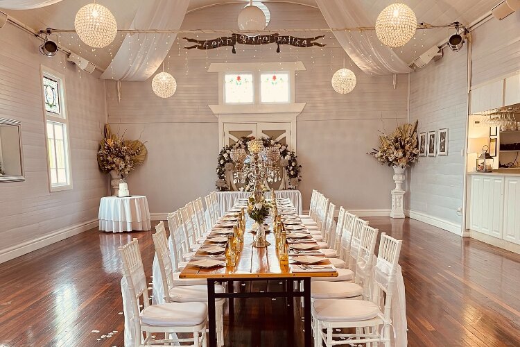 Intimate wedding space for small ceremonies and receptions in Brisbane QLD