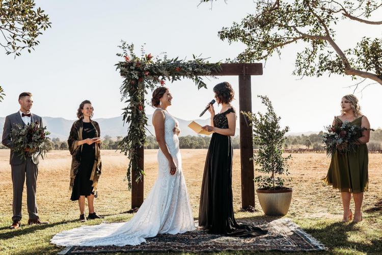 Gay marriage celebrant Married by Meredith