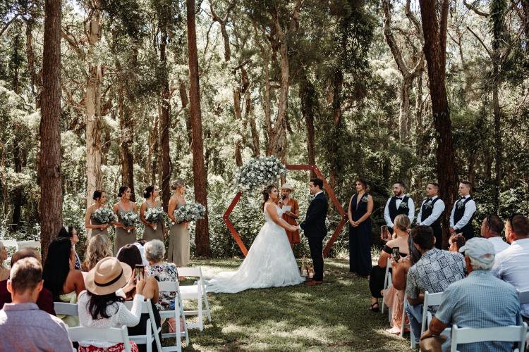 Our Secret Garden is a small wedding venue on the Central Coast