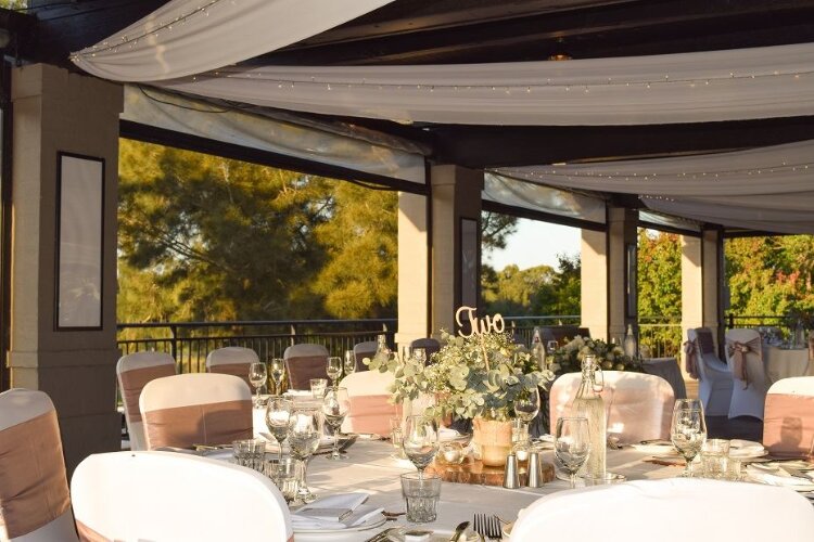 Affordable Wedding on the deck at Harrigans Hunter Valley