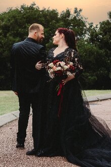 Black Bridal Dress Designer Australia