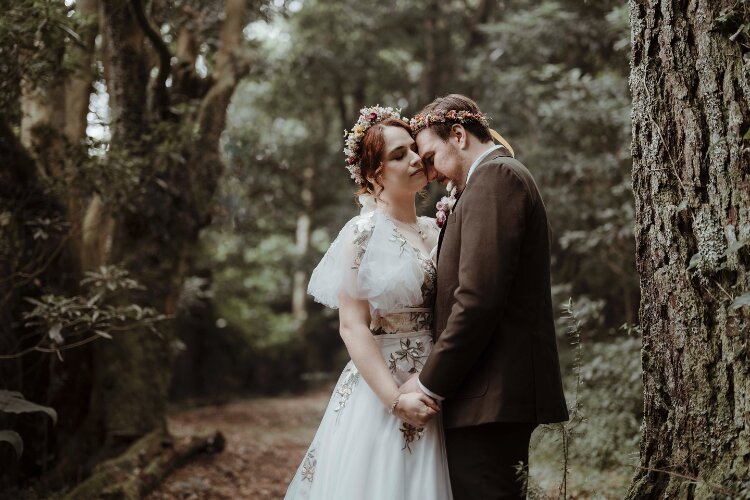 Candid wedding image of Bride & Groom by Ben Newnam