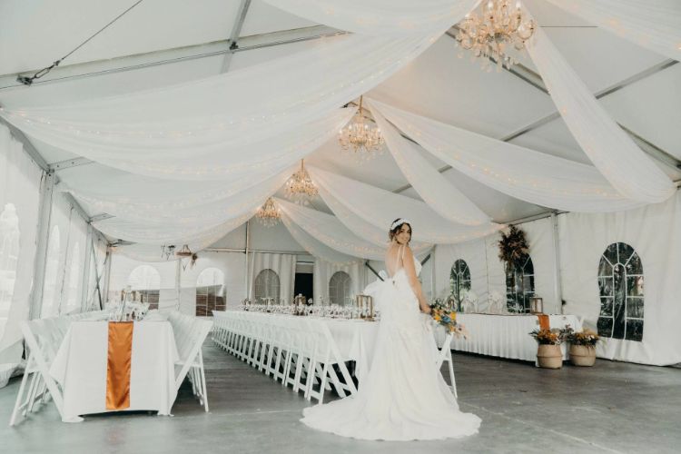 Central Coast wedding reception space at Linton Gardens