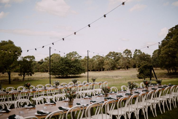 Farmland wedding venue in Sunbury Victoria