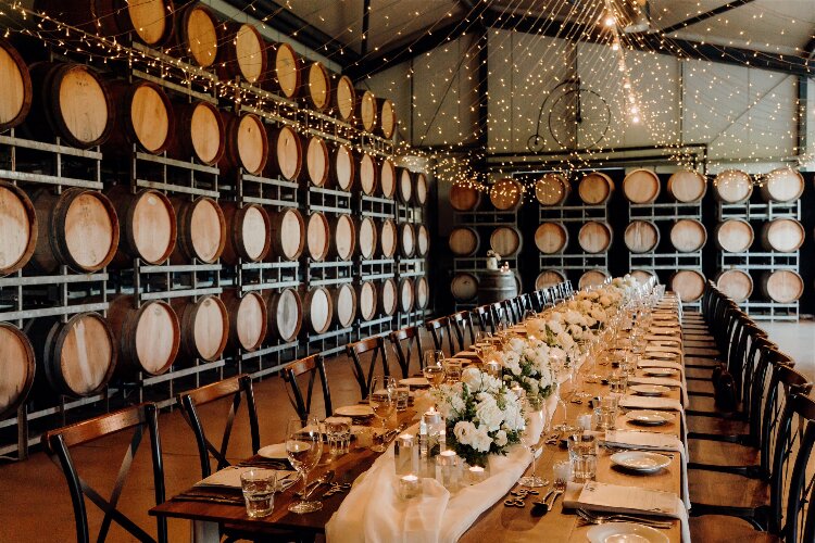 Fergusson Winery Barrel Reception Room