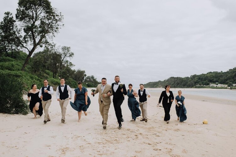 Gay wedding venue at The Cove on a private beach in Jervis Bay