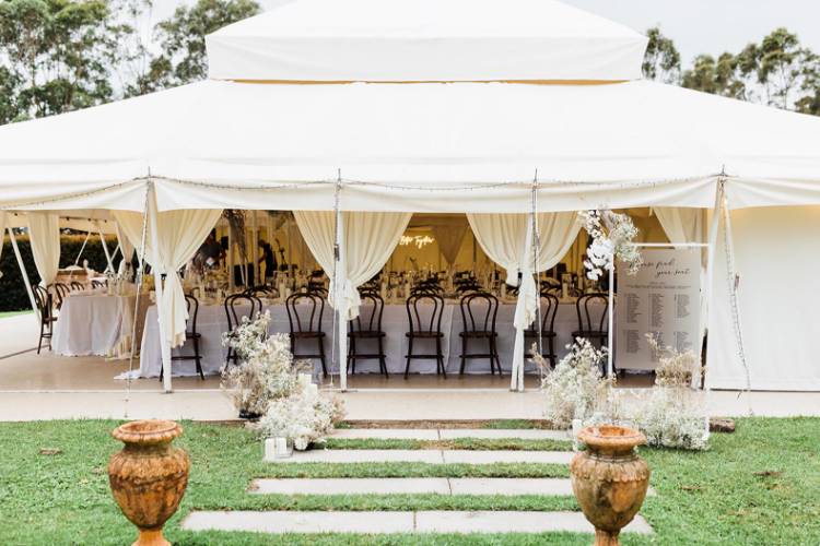 Hunter Valley wedding stylist Sugar Blossom Events creates Wallalong reception