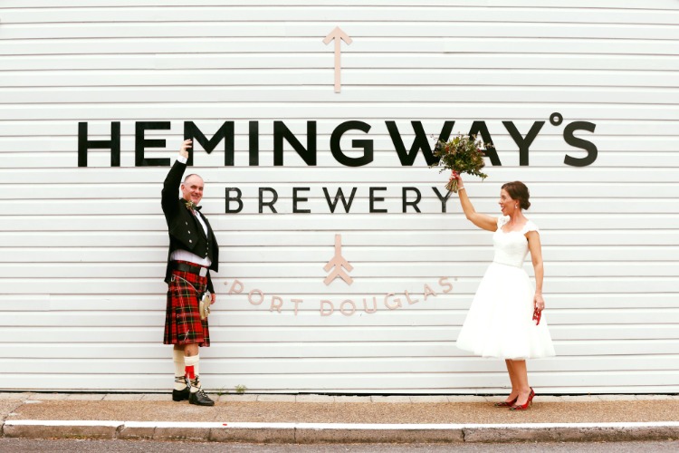 Iconic wedding venue on the wharf in Port Douglas