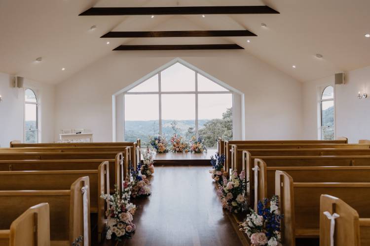 Northern NSW wedding ceremony venue at Carool chapel Summergrove Estate