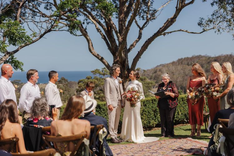 Wedding venue with ocean views on the NSW South Coast