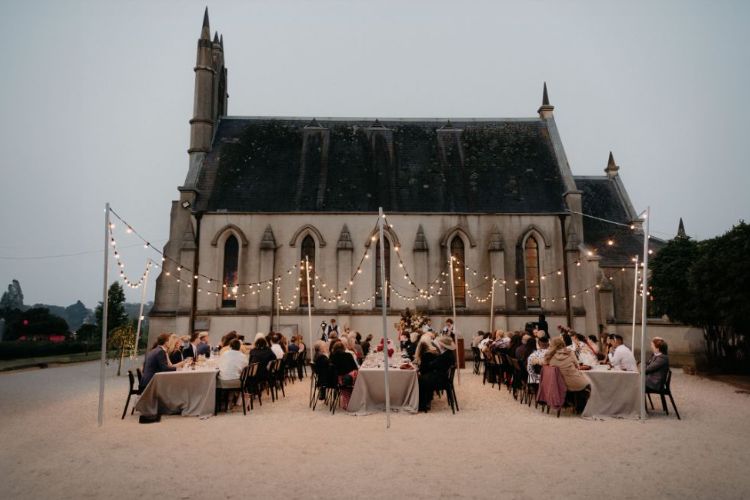 Outdoor wedding space at Churchill near Kyneton in Victoria Australia