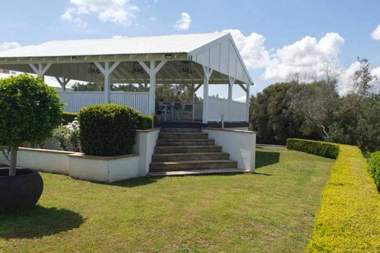 Backyard pavilion to hire for private parties in Rothbury NSW