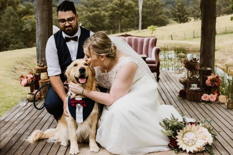 Pet friendly elopement venue in the Hunter Valley