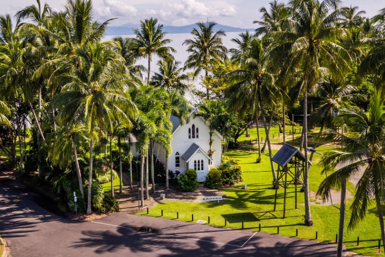 Port Douglas's famous wedding ceremony venue St Mary's By The Sea