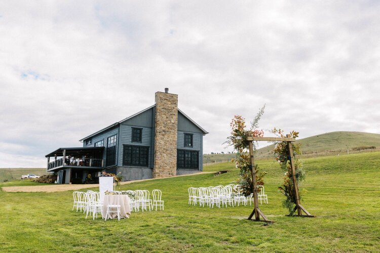 Private property wedding venue at Coombs Hill Barn Victoria