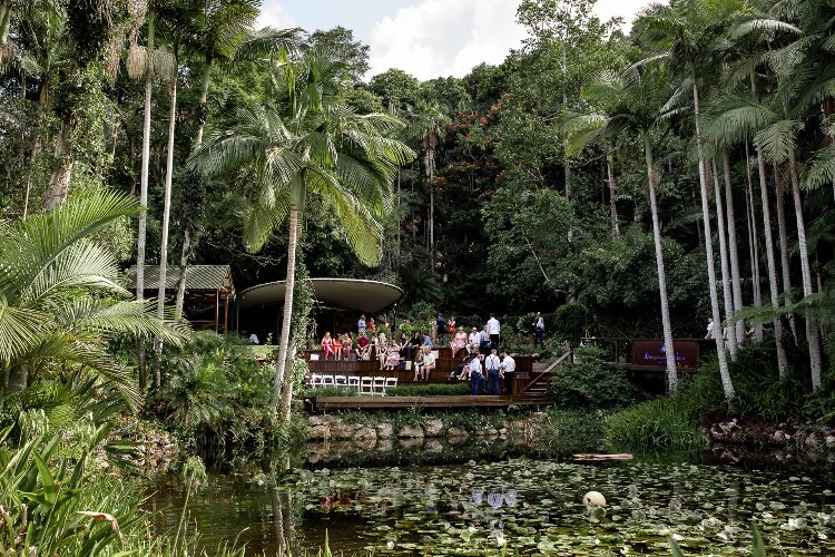 Rainforest Gardens wedding ceremony venue
