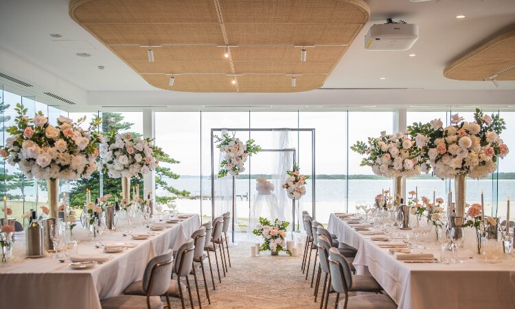 Riverfront wedding venue with stunning water views in South Sydney