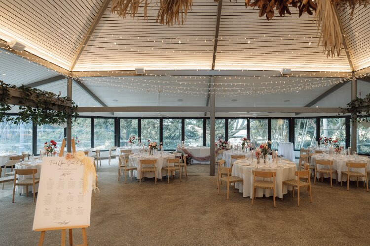 Reception venue in the Royal Botanic Gardens Sydney