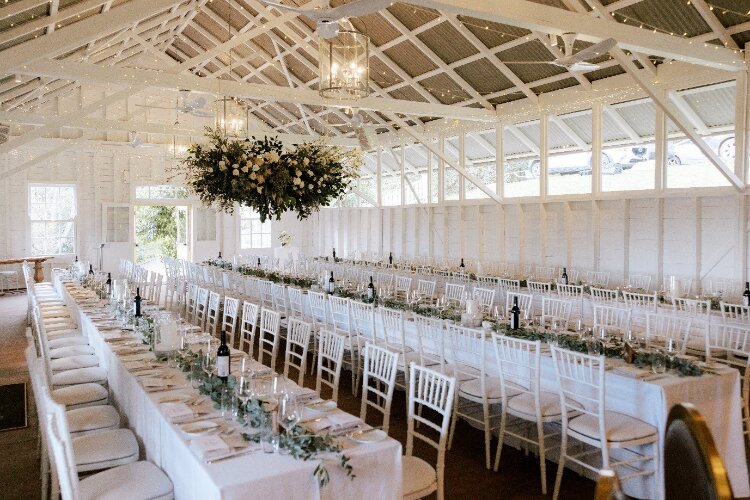 Rustic wedding hall in Mosman Sydney