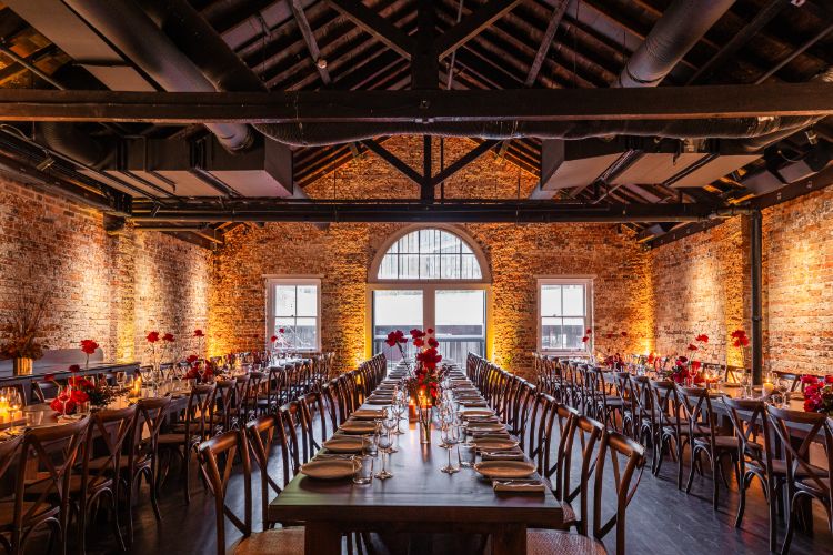 Rustic wedding hall in the Sydney CBD