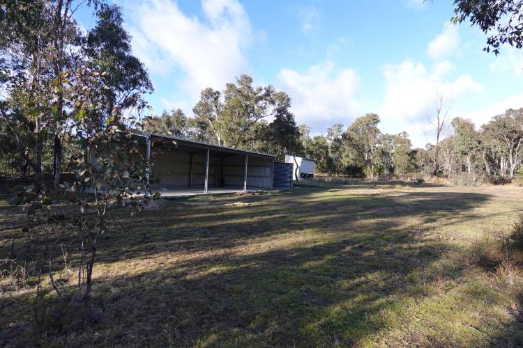 Shed wedding space at Wollemi Art Farm