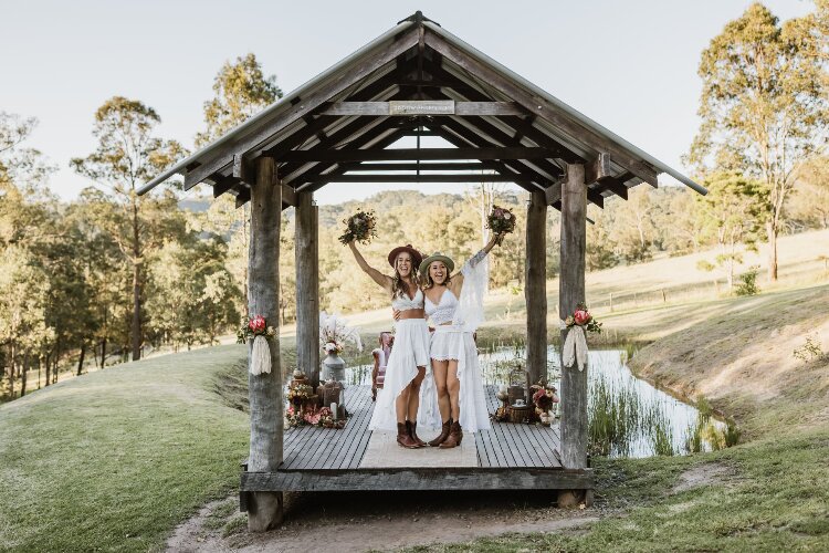 Small wedding packages are a specialty at Goosewing Cottage in the Hunter Valley