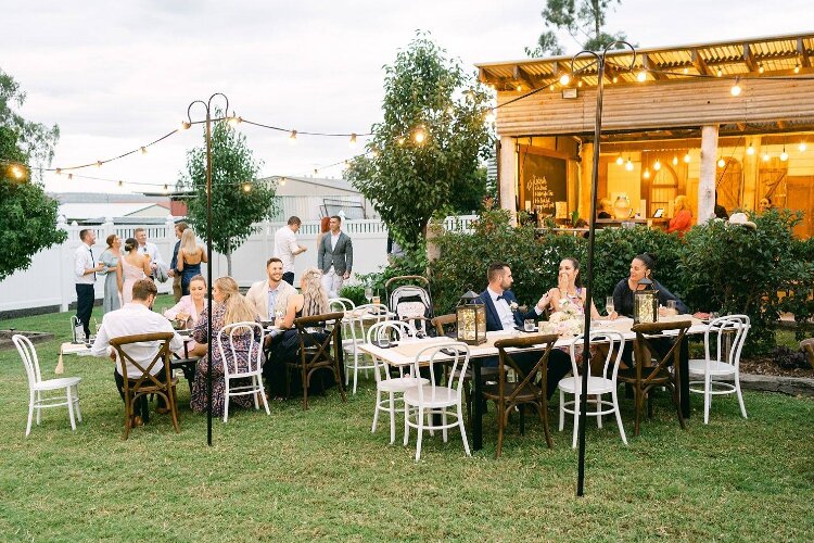 Small outdoor reception venue in the Scenic Rim region of Queensland