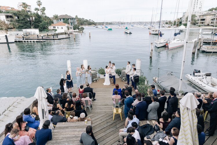 Wedding venue Sydney waterfront Foys