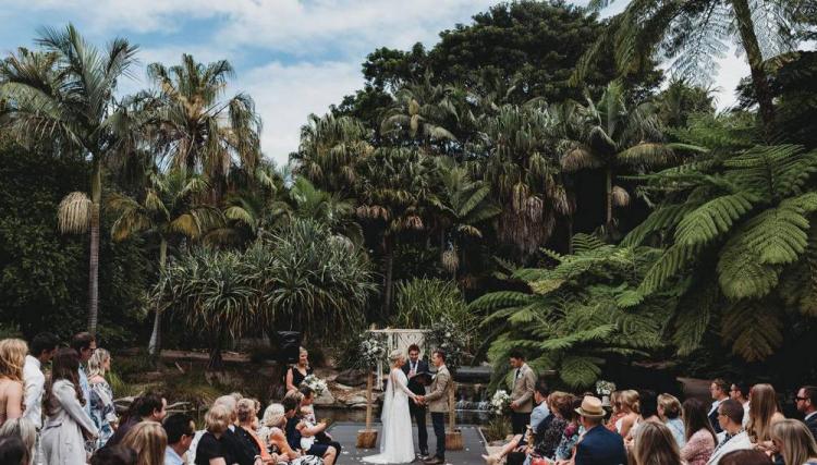Australian Botanic Gardens is an outside garden wedding venue