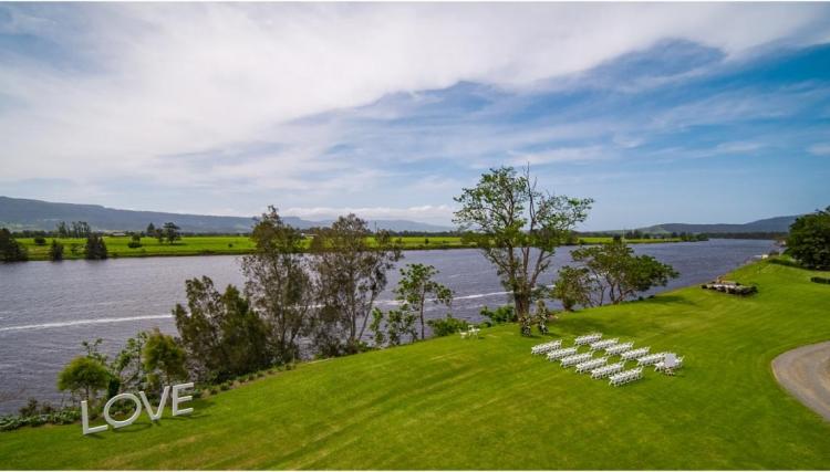 Ceremony wedding venue at Terara Riverside Gardens