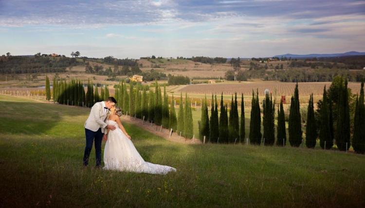 Country wedding venue in the Hunter Valley Ridgeview Estate