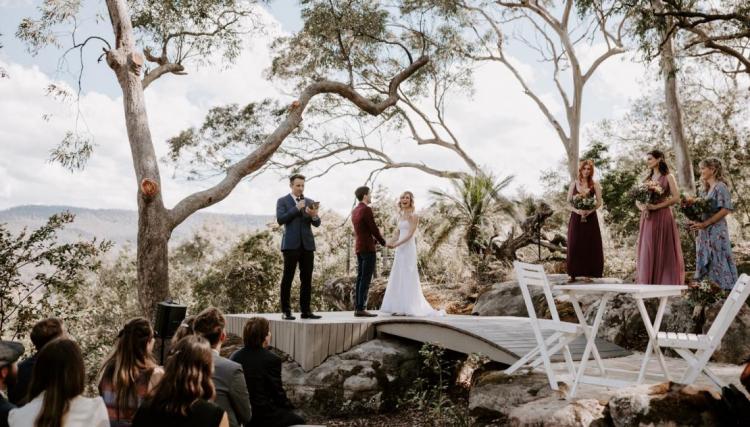 Wildwood outdoor wedding area