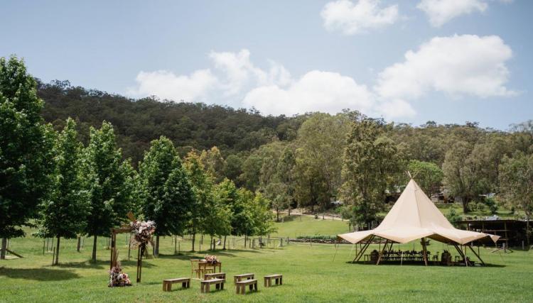Country wedding venue in the Hunter Valley Wedding Grounds