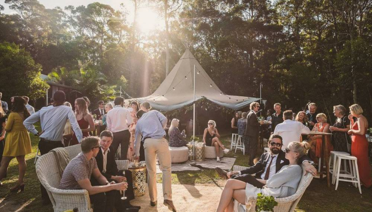 outdoor wedding venue bawley