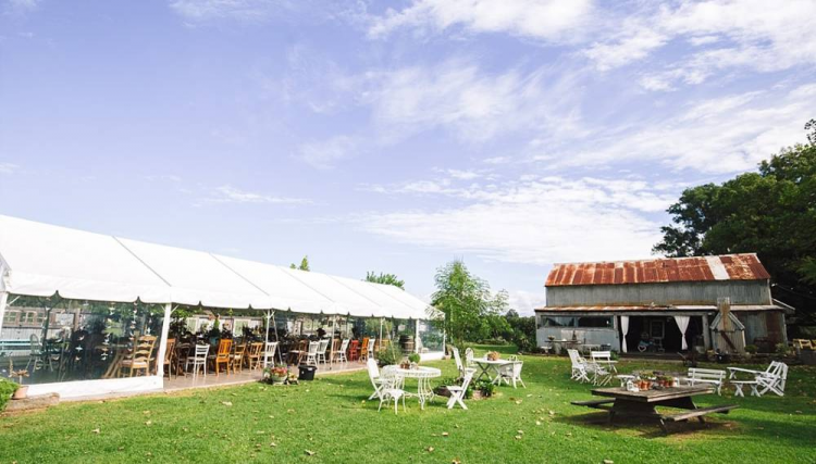outdoor wedding venue driftwood