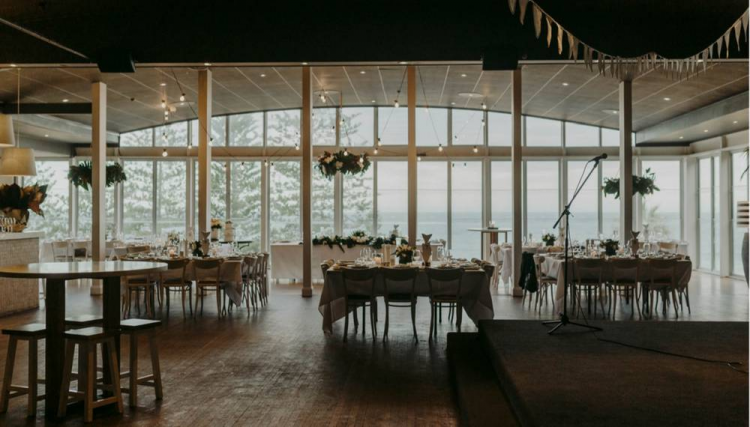 waterfront wedding venue whale beach