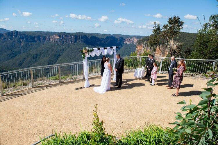 All inclusive wedding ceremony Govetts Leap