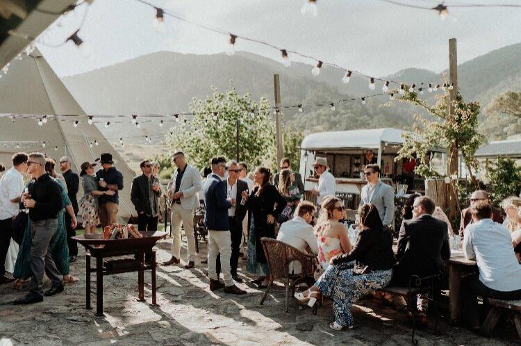 Alternative wedding destination at a cowshed in Tilba