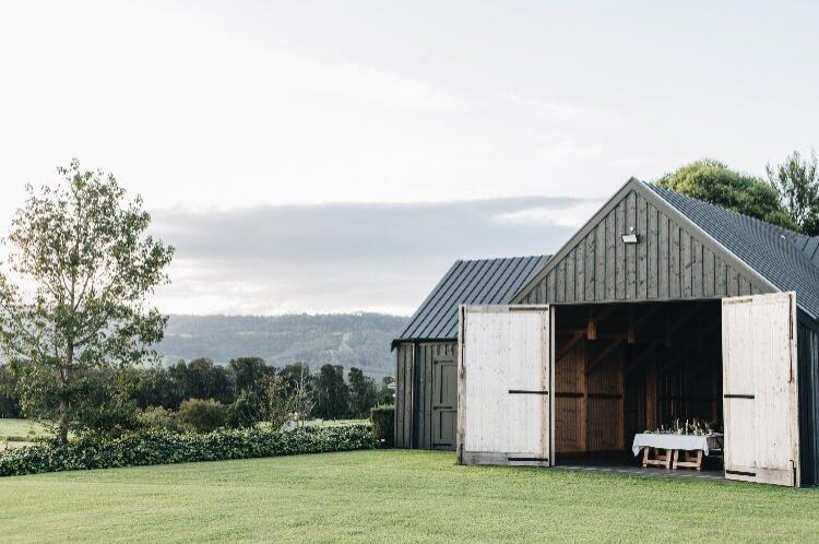 Barn wedding venue for small receptions in Berry NSW