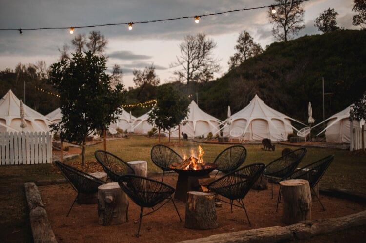 Camping Backyard Wedding Venues