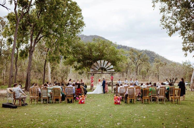 Outback wedding venue Plumeria Road