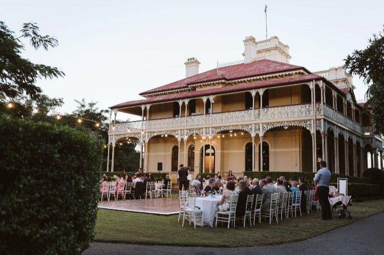 Outdoor reception space Woodlands Marburg QLD