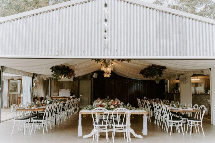 Modern wedding venue in South Coast bushland