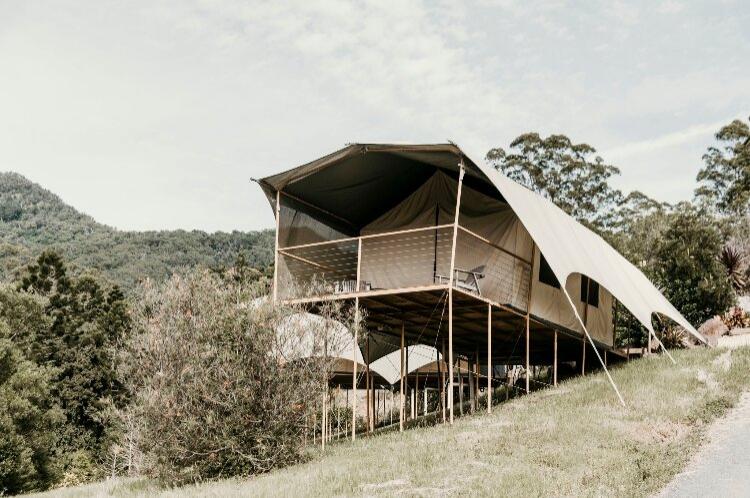 Safari tent wedding venue in Midginbil NSW