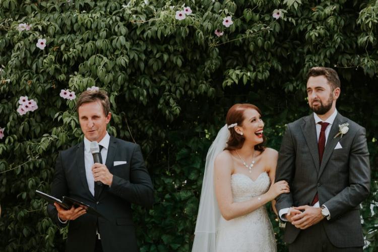 Fun wedding celebrant Andrew Redman