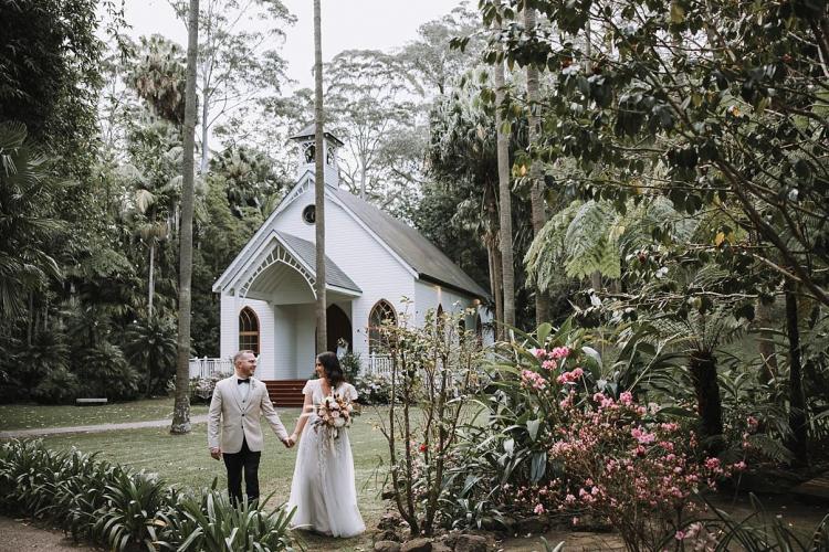 Kantara House Wedding Chapel surrounded by private coastal gardens