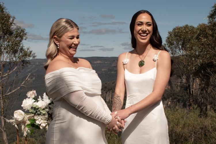 Leuralla elopement with two Brides