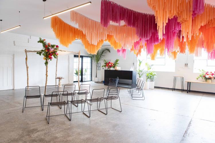 Luna Event Space is a blank canvas wedding venue in Melbourne